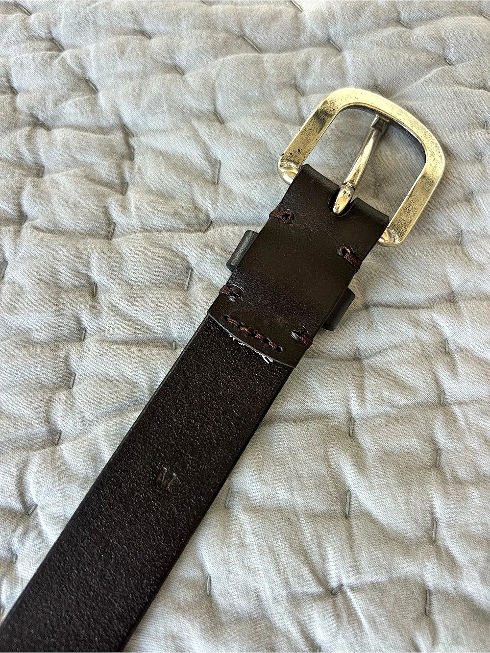 Crewcuts boys’ Dark Brown Leather Belt sz Medium - Picture 4 of 6